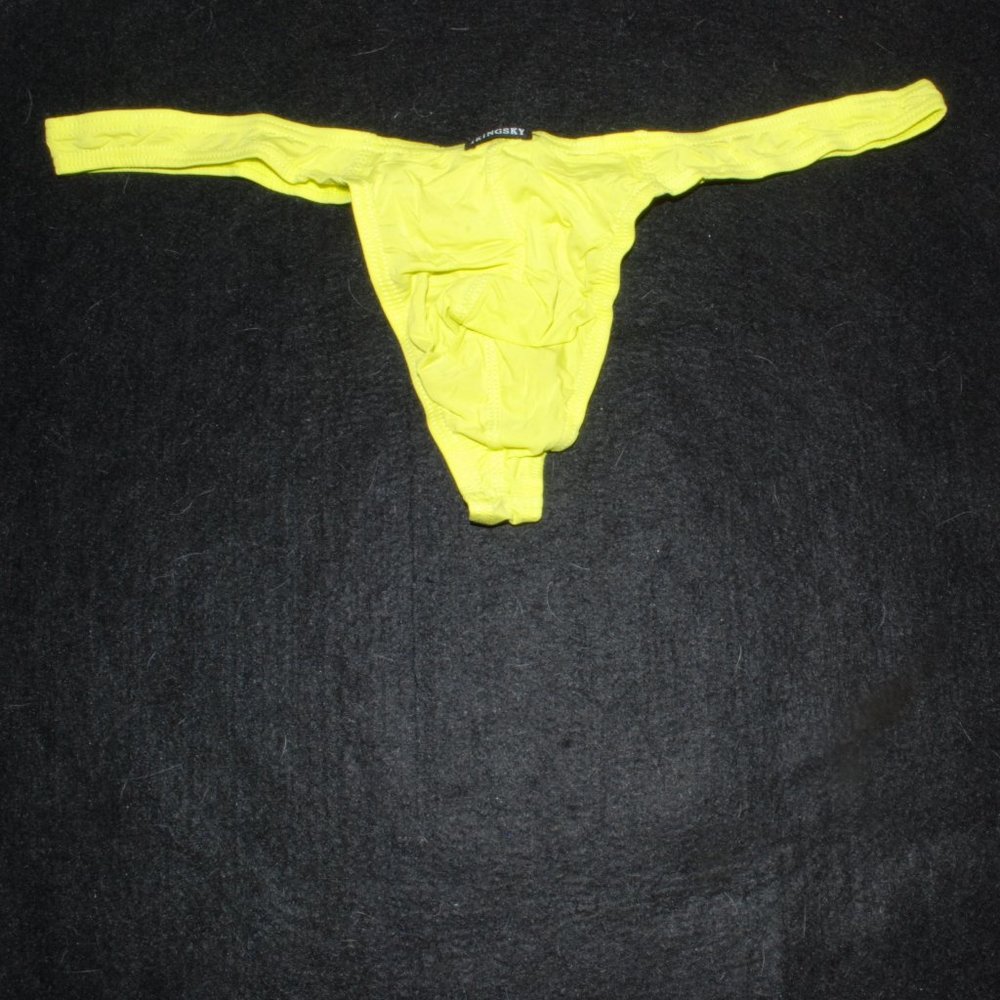 Ikingsky Lime Green Thong Mens